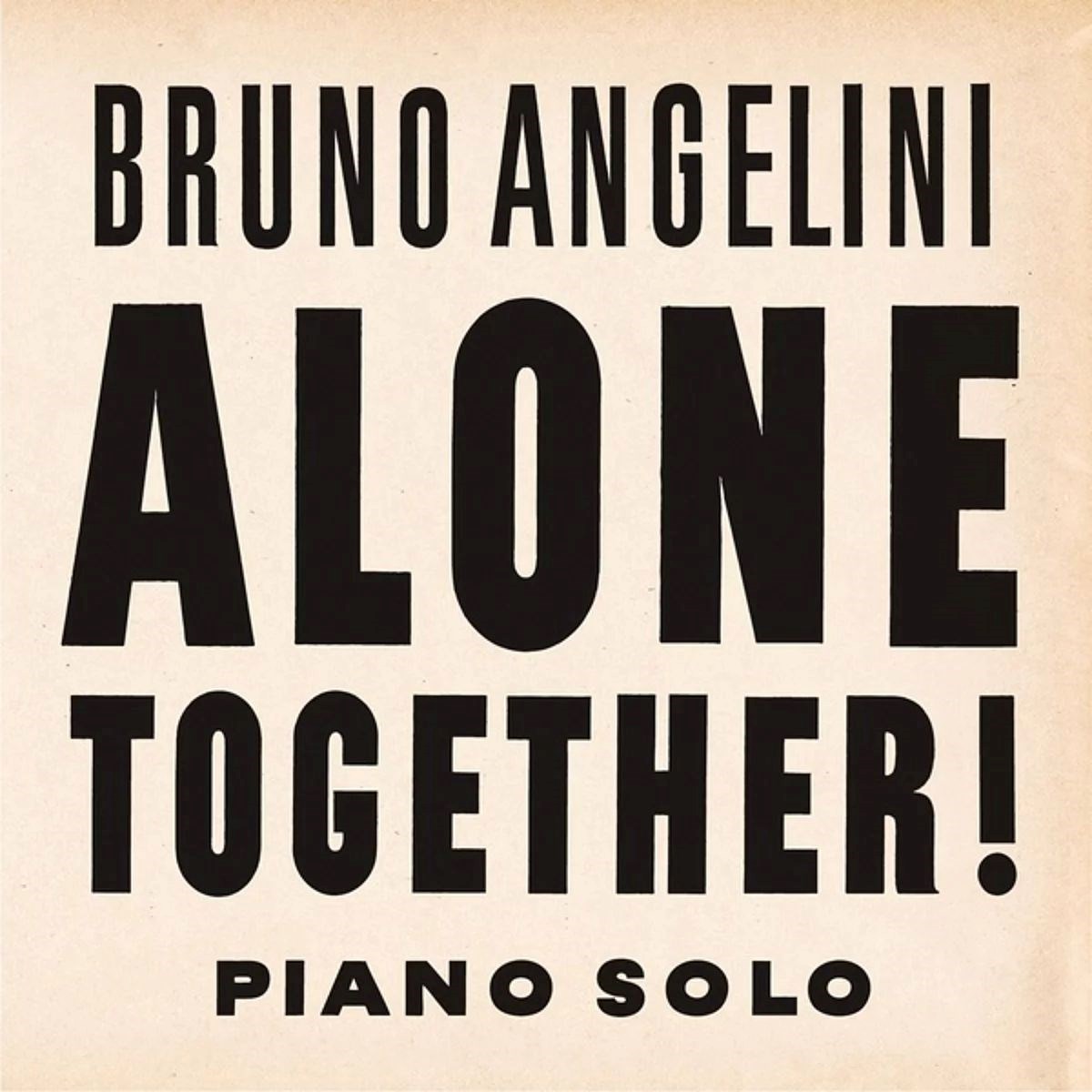Afbeelding van Bruno Angelini - Alone Together ! Piano Solo