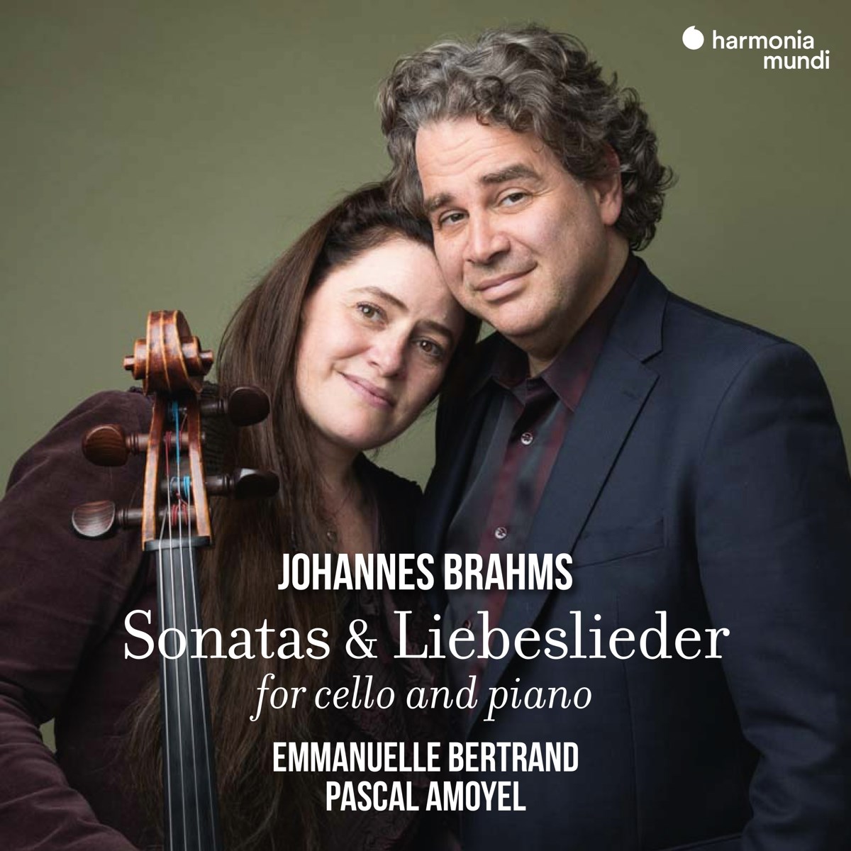 Afbeelding van Emmanuelle Bertrand, Pascal Amoyel - Brahms: Sonatas & Liebeslieder For Cello And Piano