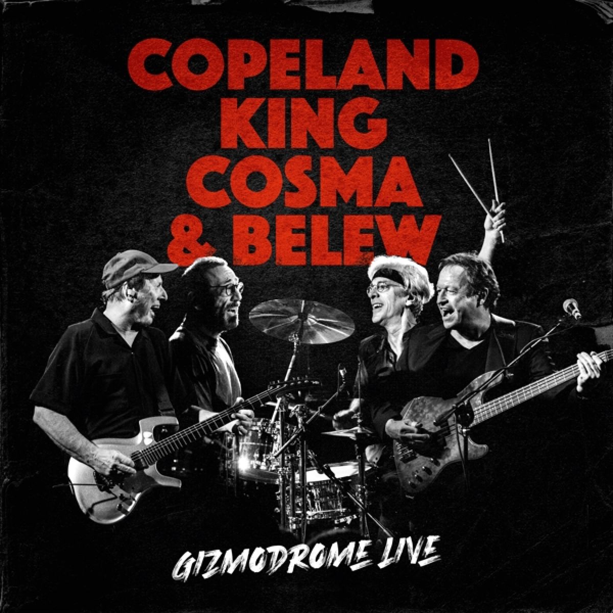 Afbeelding van Stewart Copeland, Mark King, Vittorio Cosma & Adrian Belew - Gizmodrome Live