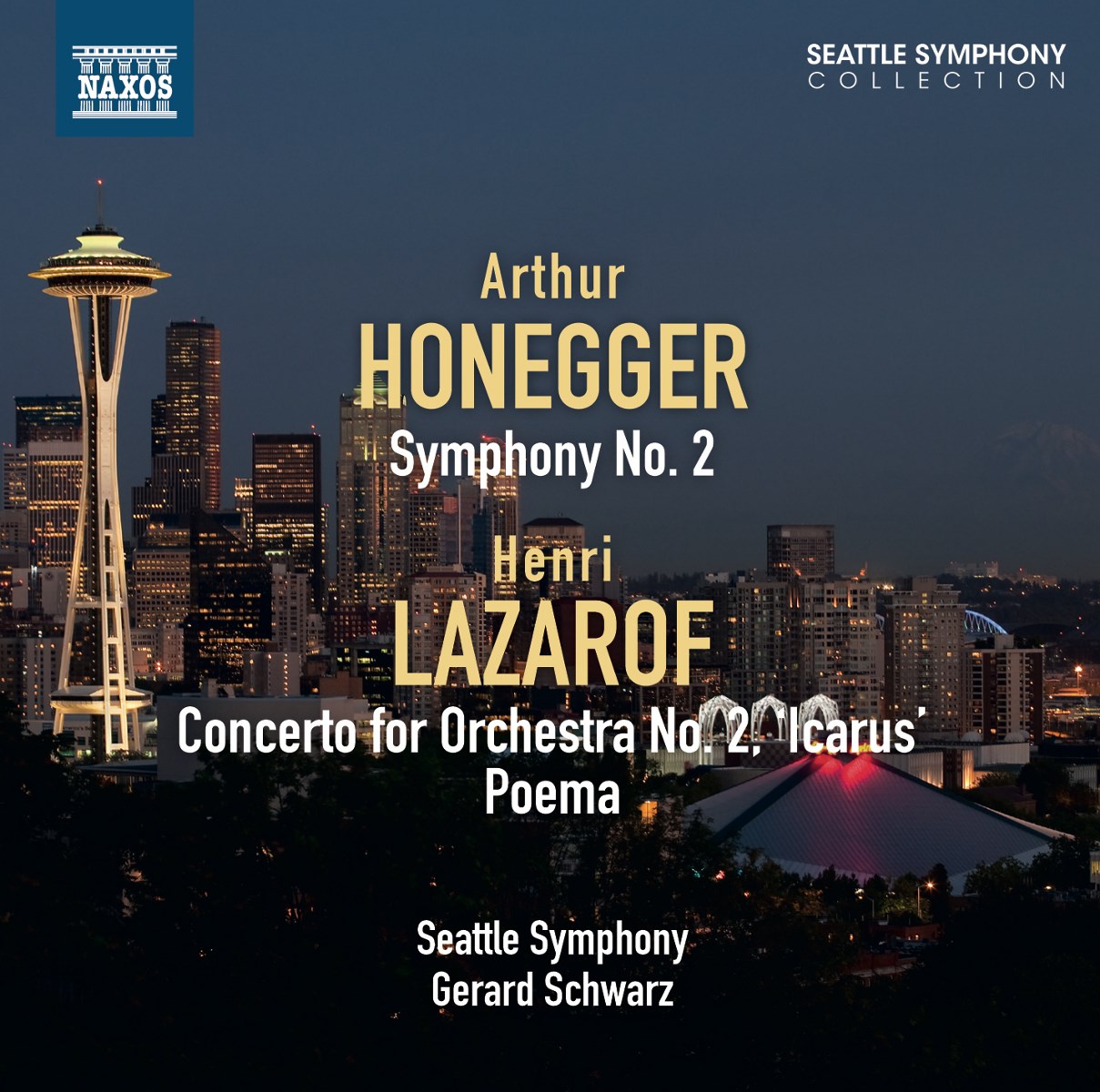 Afbeelding van Gerard Schwarz & Seatlle So - Honegger: Symphony No.2