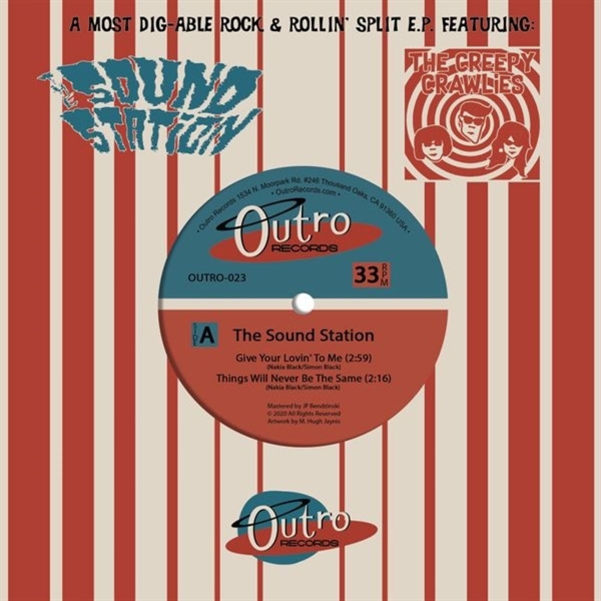 Sound Station & The Creepy Crawlies - A Most Dig-Able Rock & Rollin' Split E.P.