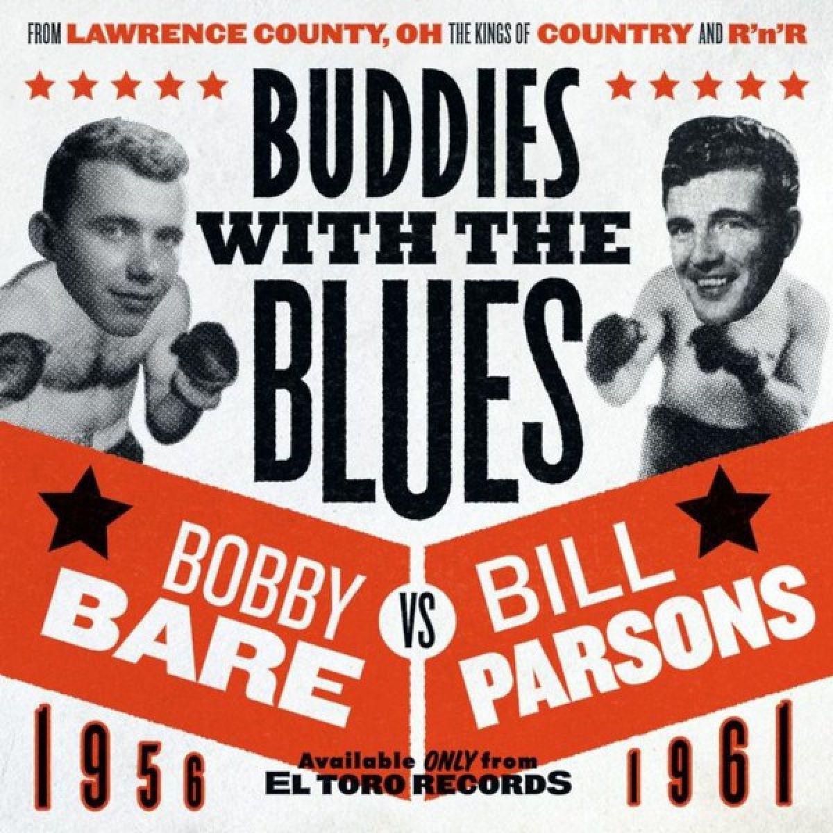 Afbeelding van Bobby Bare VS Bill Parsons - Buddies With The Blues 1956-1961