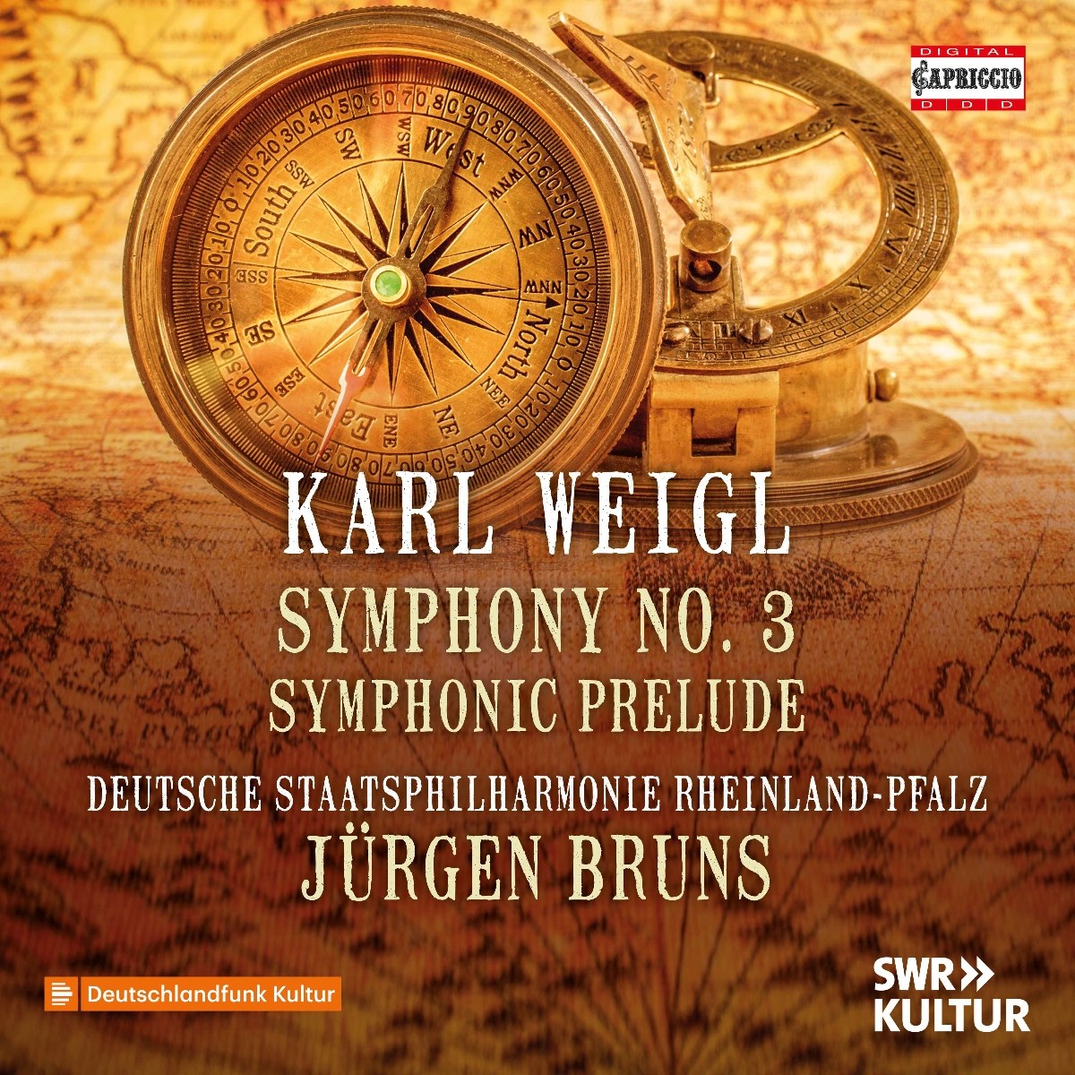 Afbeelding van Deutsche Staatsphilharmonie Rheinland-Pfalz, Jürgen Bruns - Weigl: Symphony No. 3, Symphonic Prelude