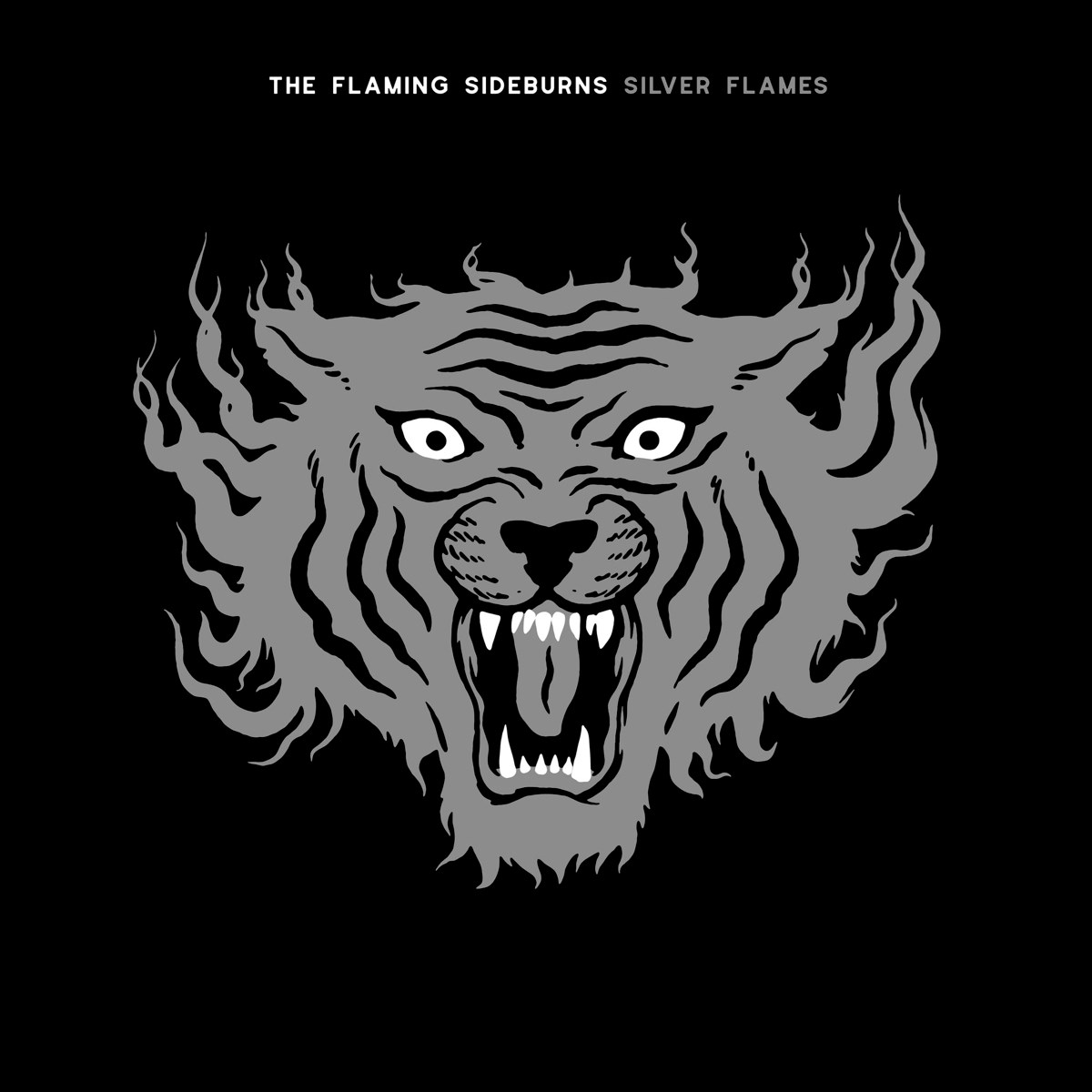 Afbeelding van Flaming Sideburns - Silver Flames