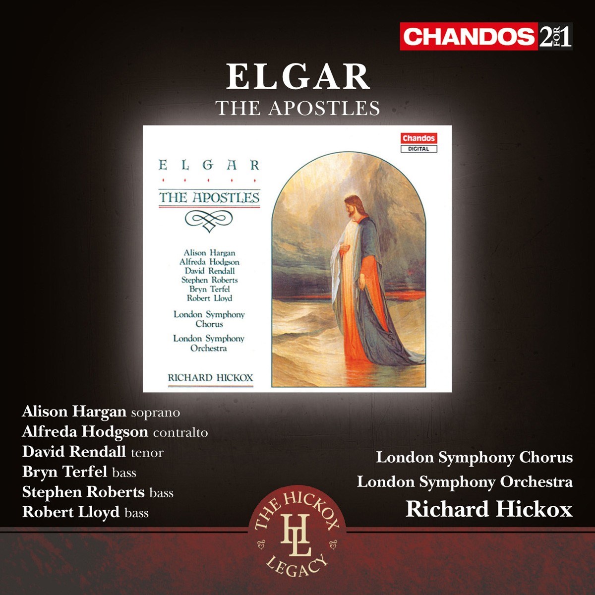 Afbeelding van Robert Lloyd, London Symphony Chorus, London Symphony Orchestra, Richard Hickox - Elgar: The Apostles, Op. 49