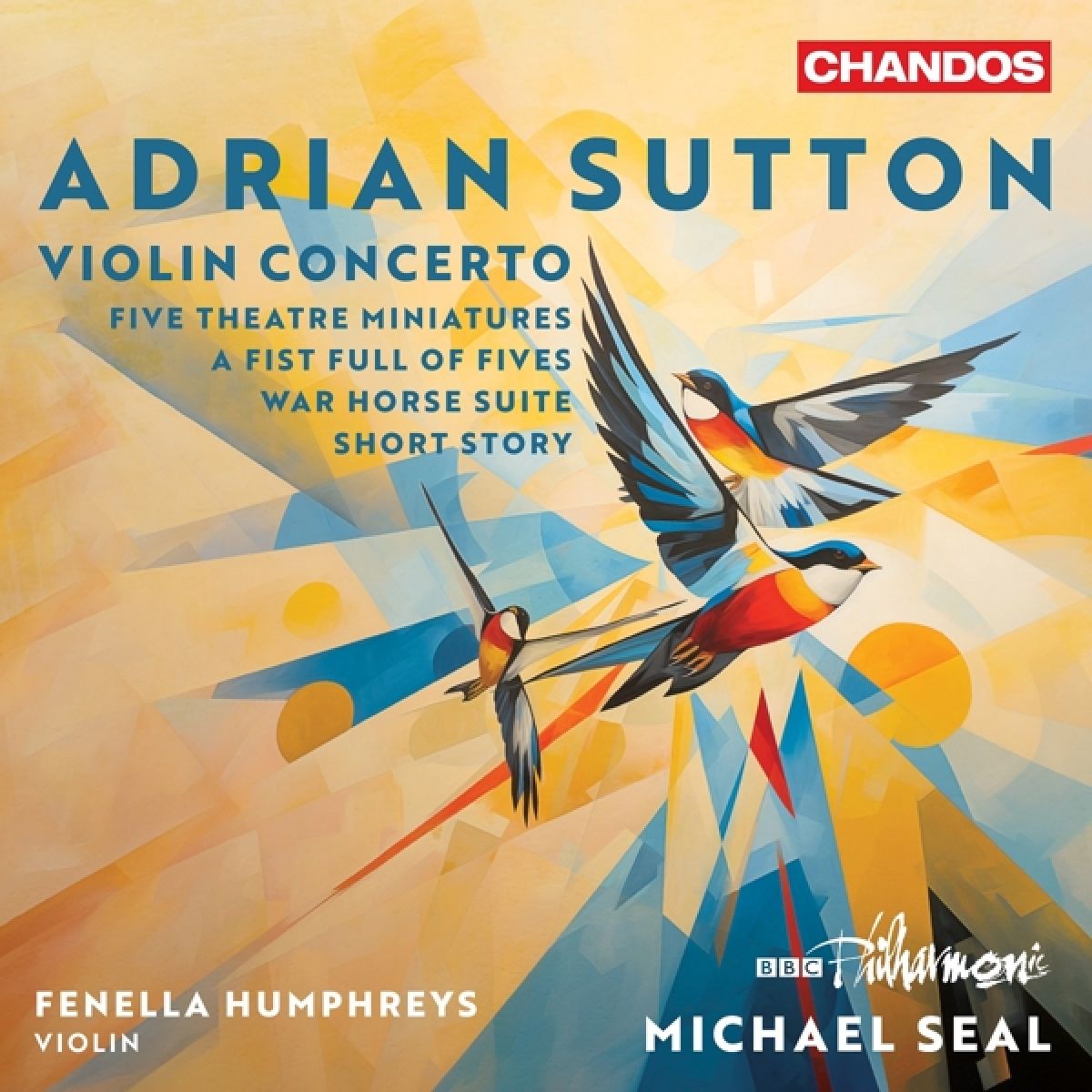 Afbeelding van Fenella Humphreys, BBC Philharmonic & Michael Seal - Adrian Sutton: Violin Concerto