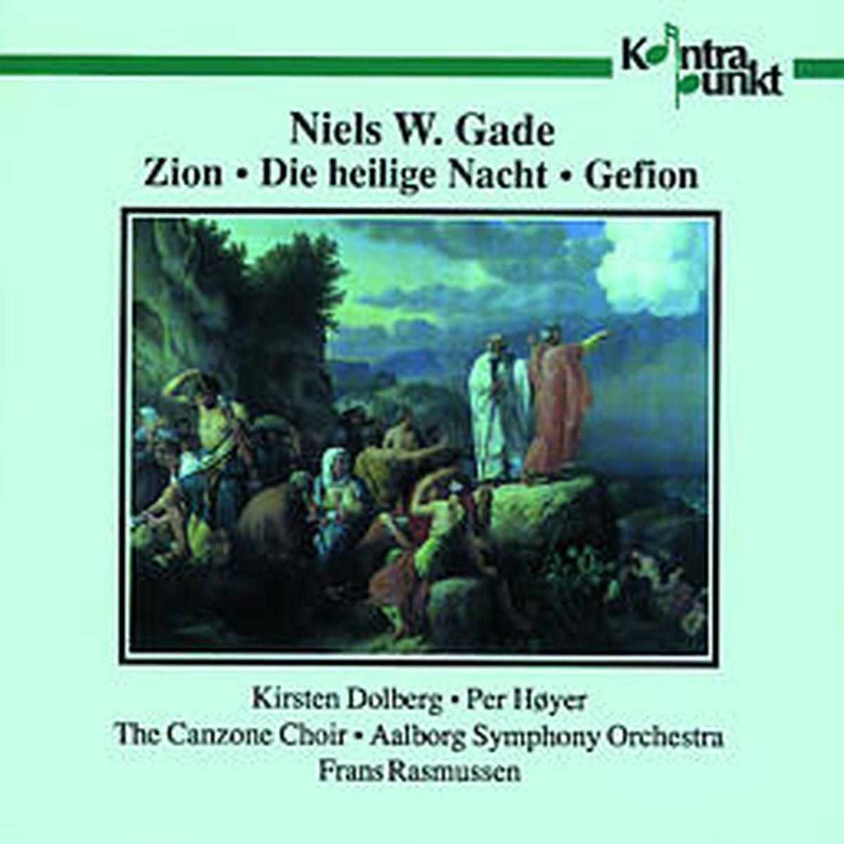 Afbeelding van Aalborg Symphony Orchestra, Frans Rasmussen - Gade: Zion, Heilige Nacht, Gefion
