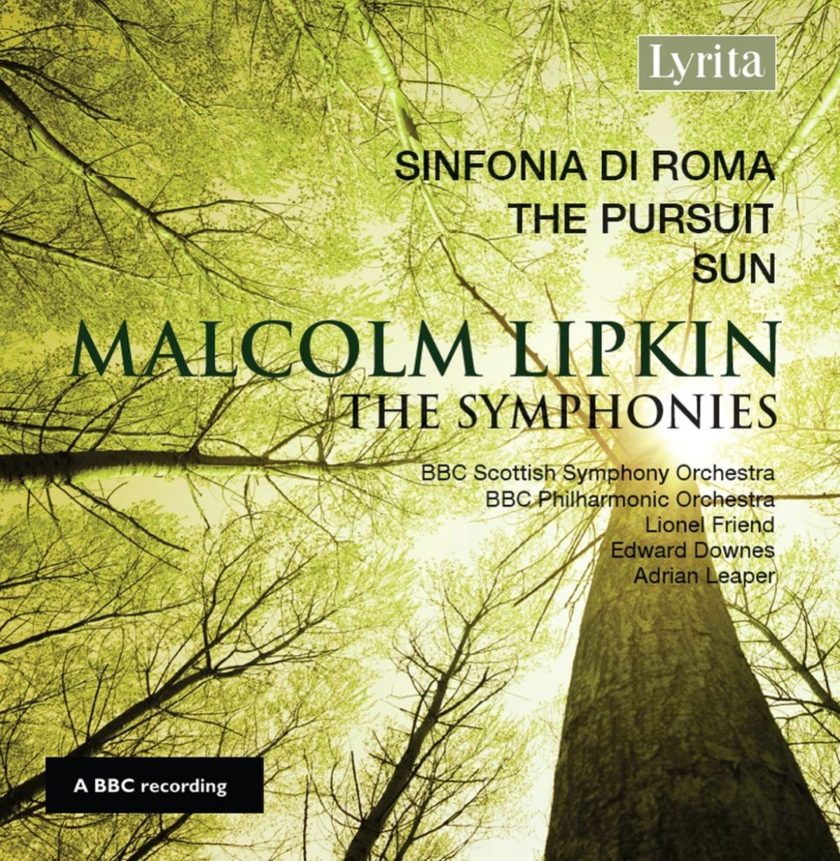 Afbeelding van BBC Scottish Symphony Orchestra & BBC Philharmonic Orchestra, Lionel Friend, Edward Downes - Lipkin: The Symphonies 1 - 3