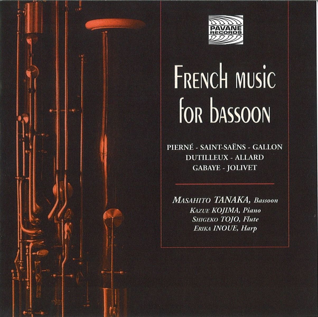 Afbeelding van Masahito Tanaka, Kazue Kojima, Shigeko Tojo, Erika Inoue - French Music For Bassoon