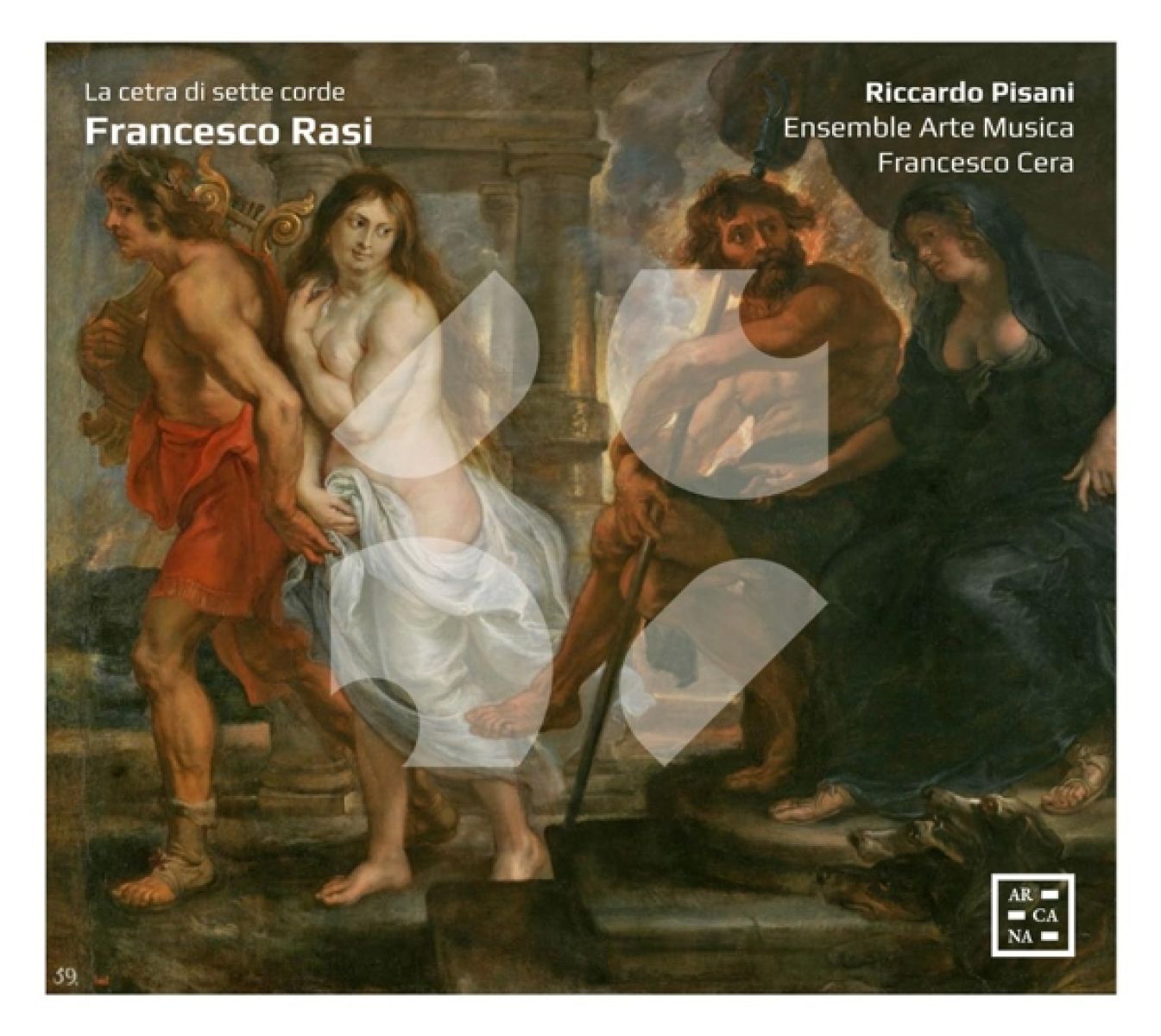 Afbeelding van Riccardo Pisani, Ensemble Arte-Musica, Francesco Cera - Rasi: La Cetra Di Sette Corde