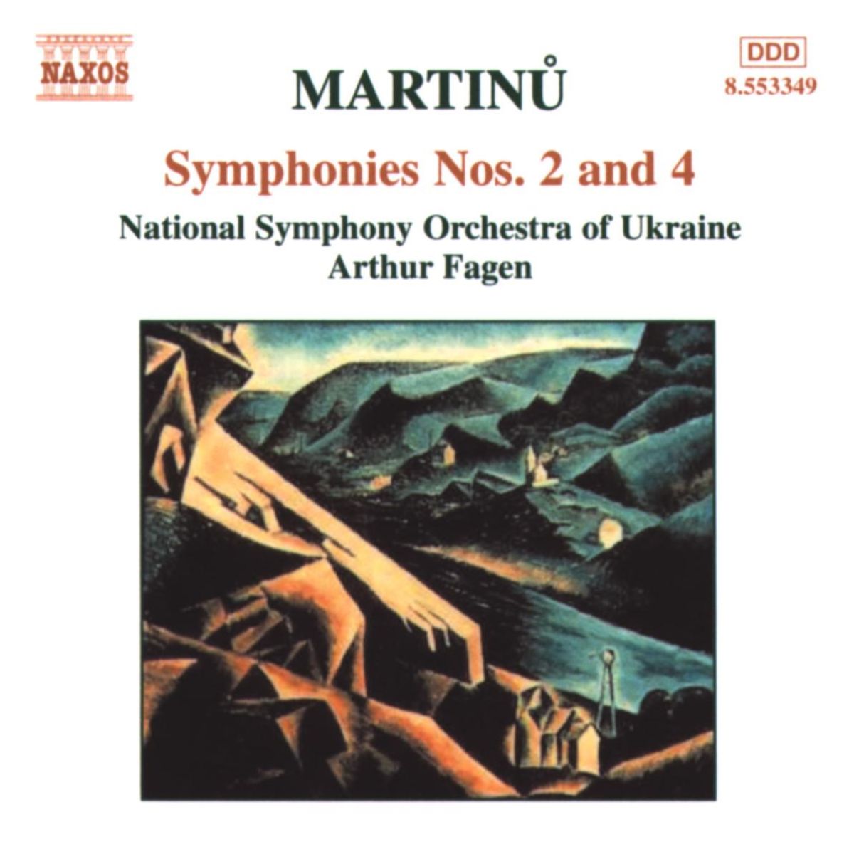 Afbeelding van National Symphony Orchestra Of Ukraine, Arthur Fagen - Martinů: Symphonies Nos. 2 & 4