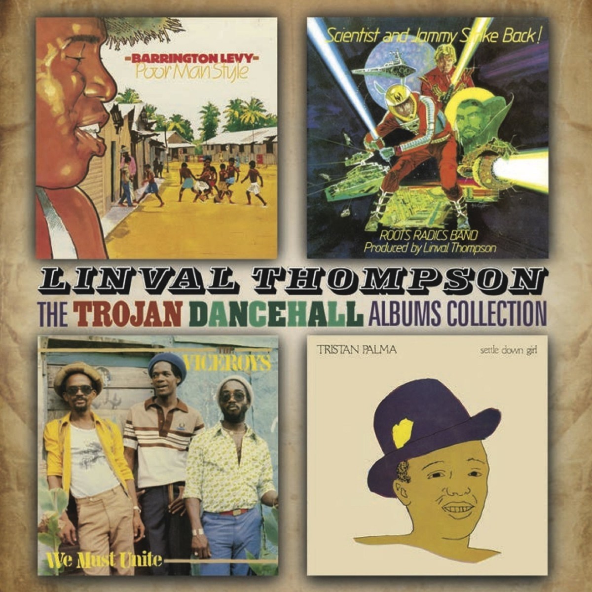 Afbeelding van Various Artists - Linval Thompson, The Trojan Dancehall Albums Collection
