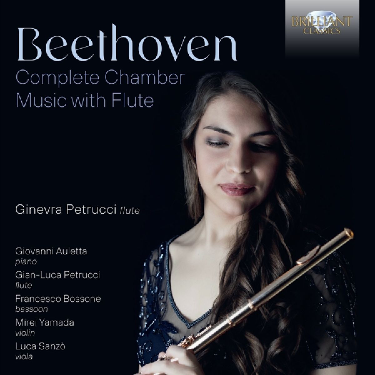 Afbeelding van Ginevra Petrucci, Giovanni Auletta, Gian-Luca Petrucci, Francesco Bossone, Mirei Yamada, Luca Sanzò - Beethoven: Complete Chamber Music With Flute