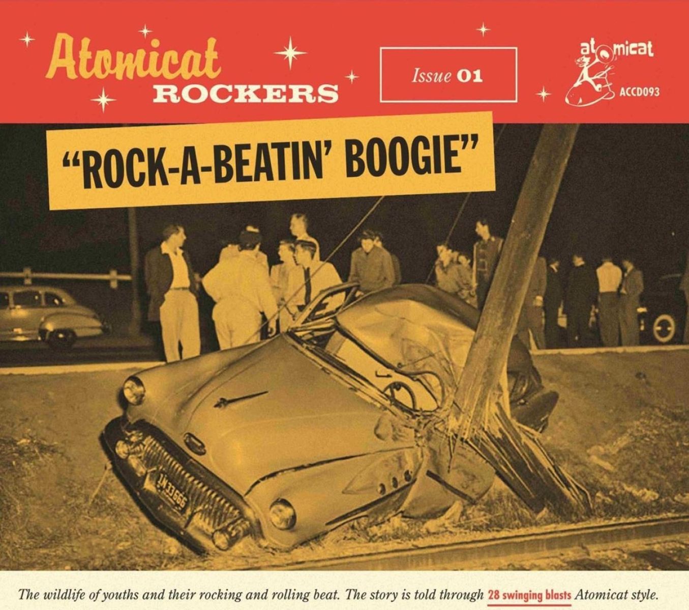 Afbeelding van Various Artists - Atomicat Rockers Vol.1- Rock-A-Beatin' Boogie
