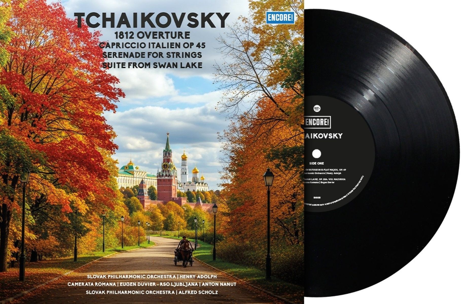 Afbeelding van Various Artists - Tchaikovsky: Ouverture 1812 Op. 49 / Romeo And Juliet / Capriccio Italien Op. 45 / Serenade For Strings / Wedding March Op. 28A / Mazurka Op. 20A