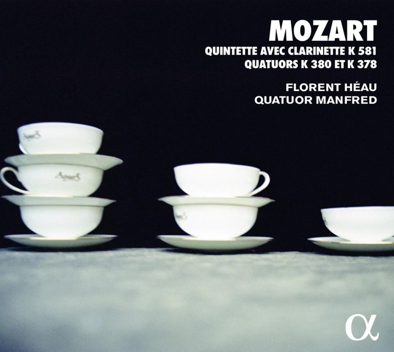 Afbeelding van Florent Héau, Quatuor Manfred Bourgogne - Mozart: Quintette Avec Clarinette K 581 & Quatuors K 380 & K 378