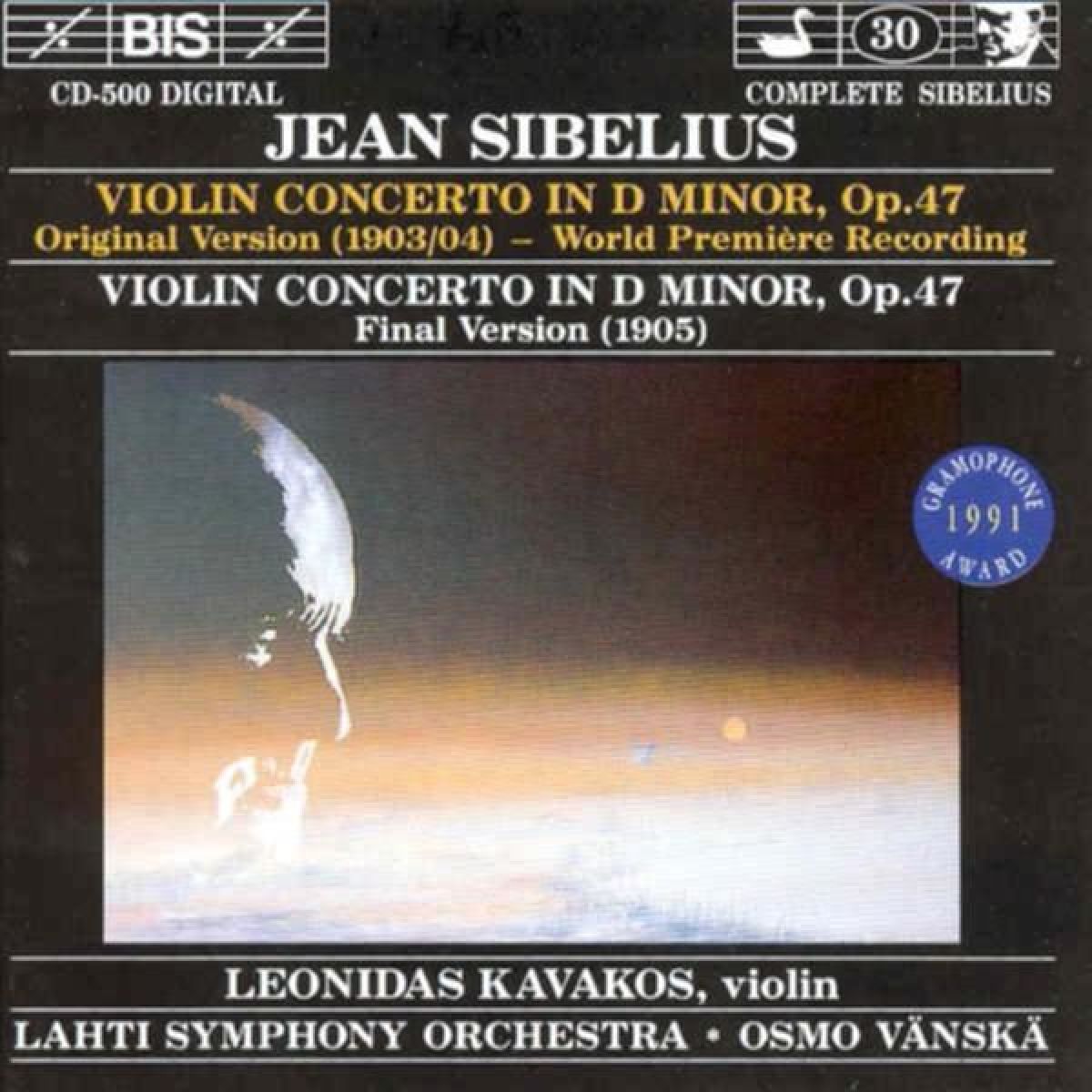 Leonidas Kavakos, Lahti Symphony Orchestra, Osmo Vänskä - Sibelius: Violin Concerto In D Minor