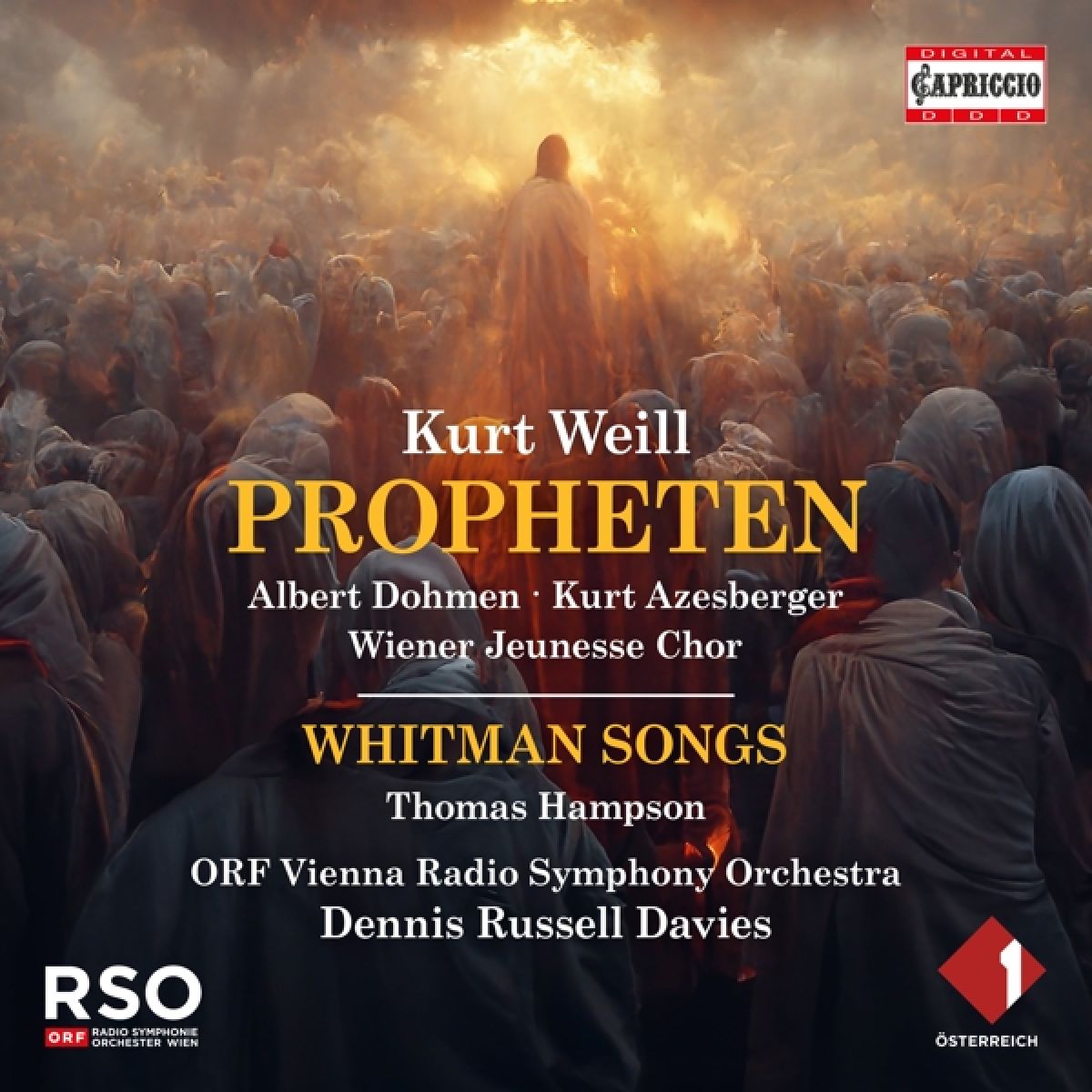 Albert Dohmen, Kurt Azesberger, Michael Papst - Weill: Propheten / Whitman Songs