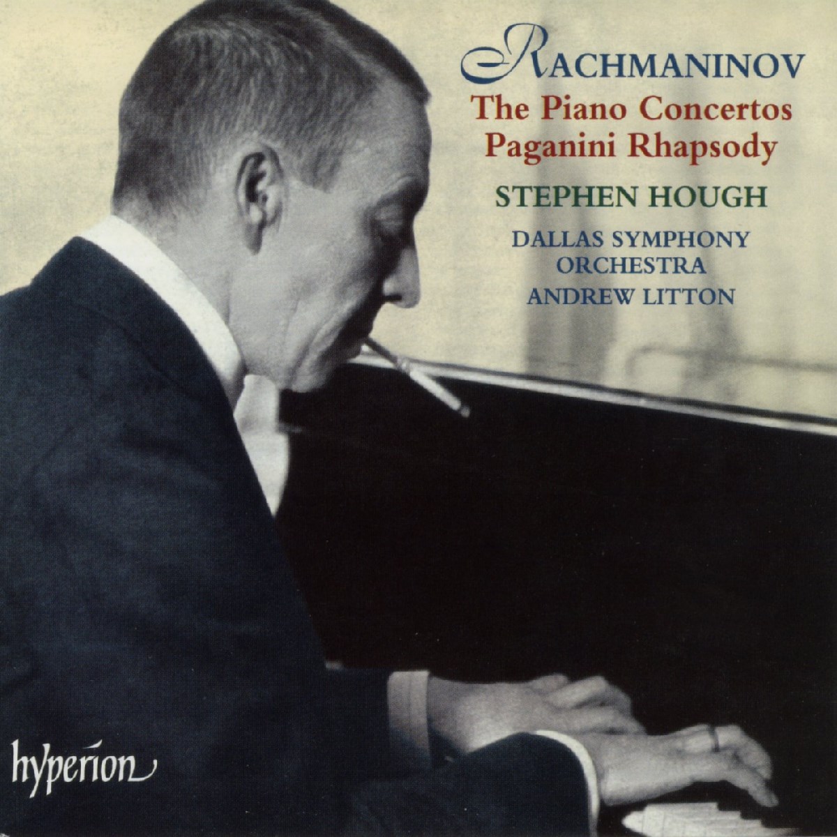 Afbeelding van Stephen Hough, Dallas Symphony Orchestra, Andrew Litton - Rachmaninov: The Piano Concertos | Paganini Rhapsody