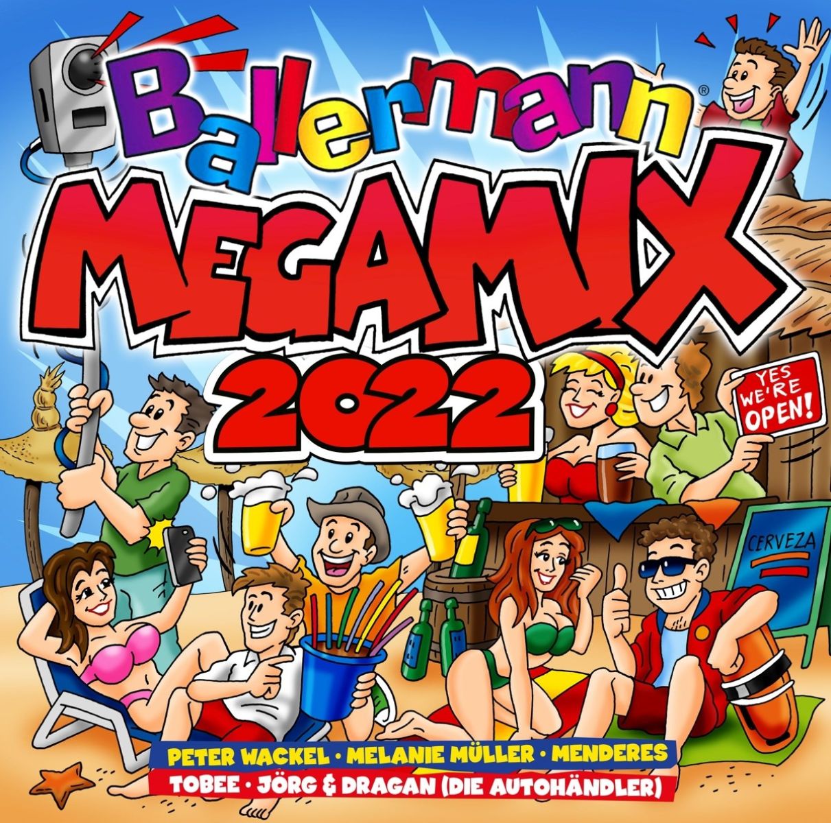 Afbeelding van Various Artists - Ballermann Megamix 2022