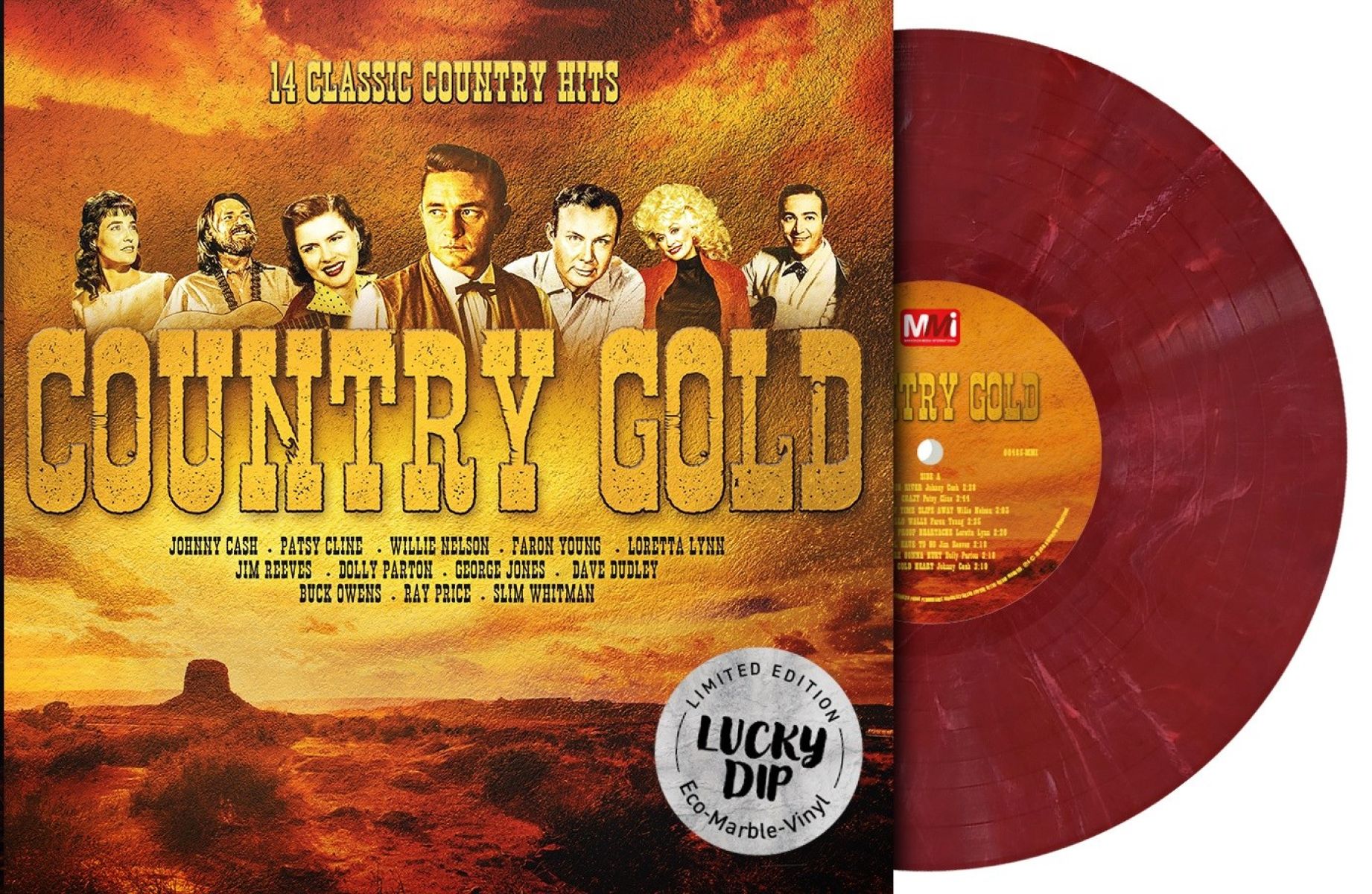 Afbeelding van Various Artists - Country Gold