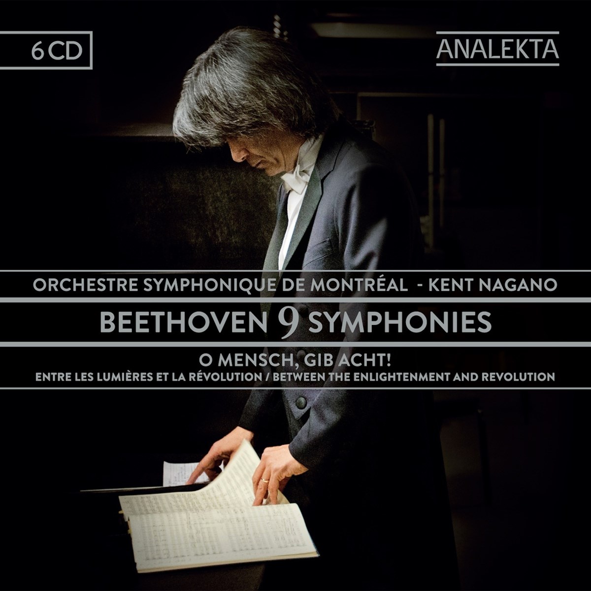 Afbeelding van Orchestre symphonique de Montréal, Kent Nagano, Adrianne Pieczonka - Beethoven 9 Symphonies: O Mensch, Gib Acht! Entre Les Lumières Et la Révolution