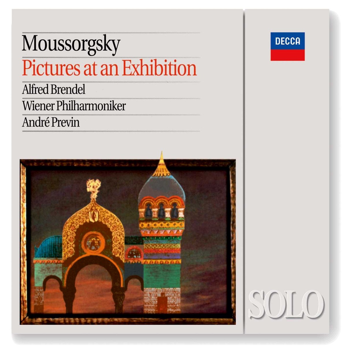 Afbeelding van Alfred Brendel, Wiener Philharmoniker, André Previn - Mussorgsky: Pictures At An Exhibition