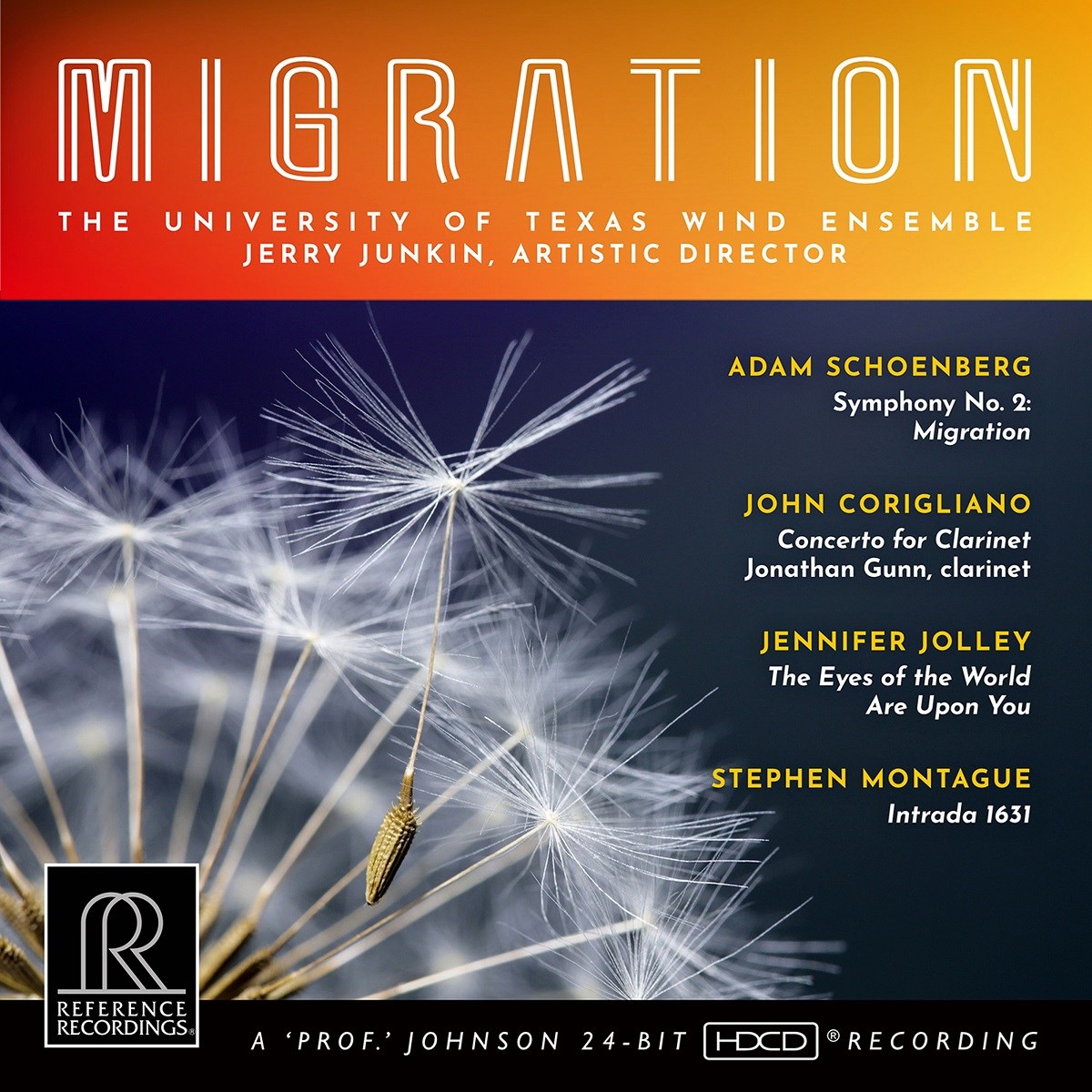 The University Of Texas Wind Ensemble, Jerry Junkin - Migration (Schoenberg, Corigliano, Jolley, Montague)