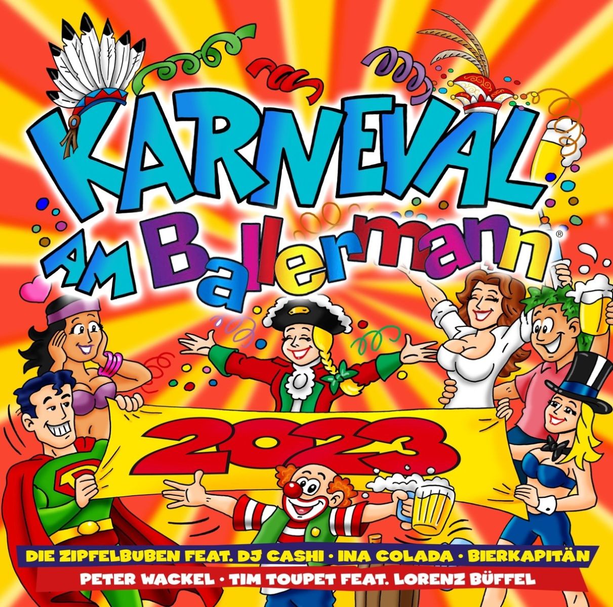 Afbeelding van Various Artists - Karneval Am Ballermann 2023