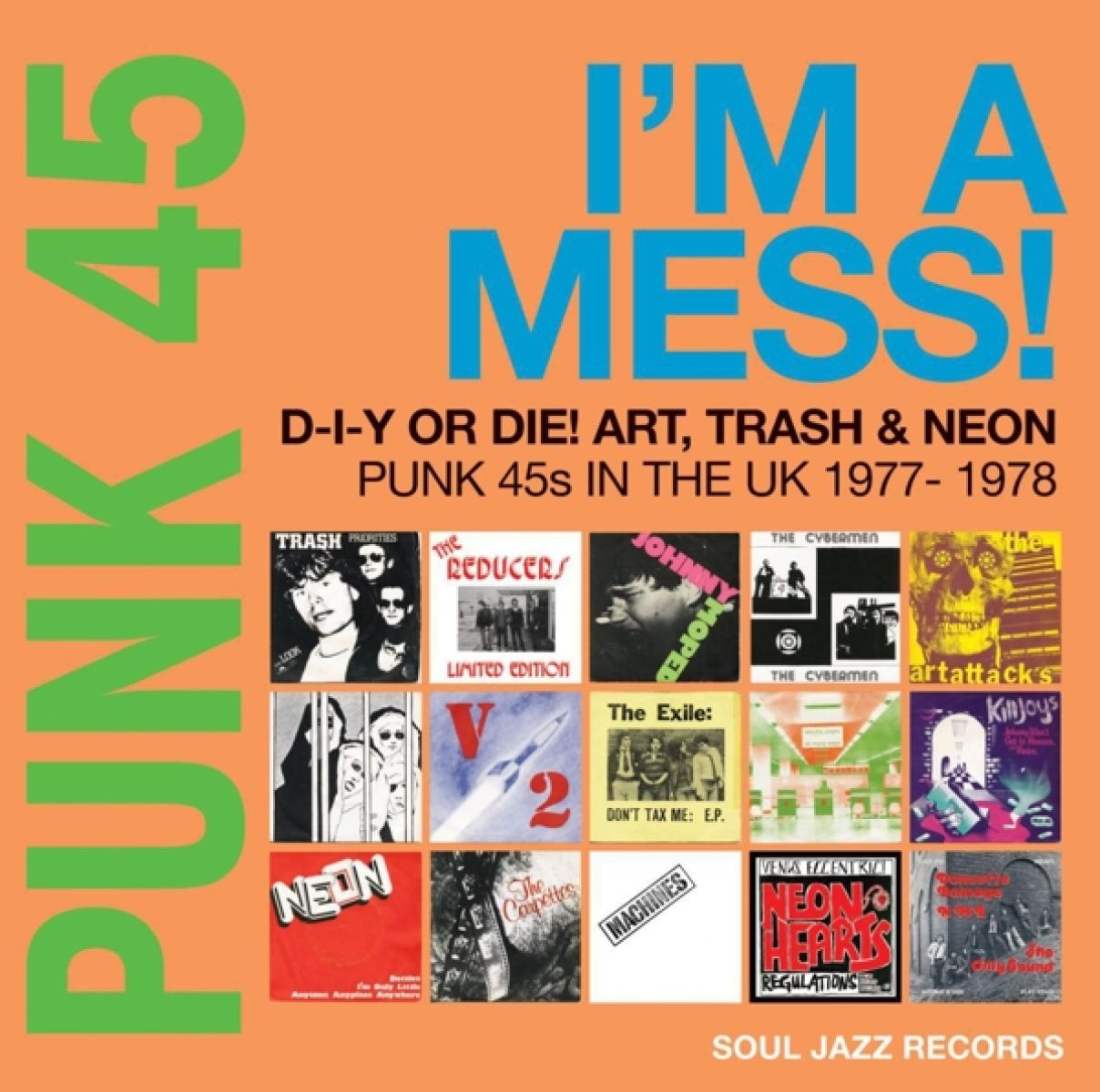 Afbeelding van Various Artists - Punk 45: I'm A Mess! D-I-Y Or Die! Art, Trash & Neon – Punk 45s In The UK 1977-78