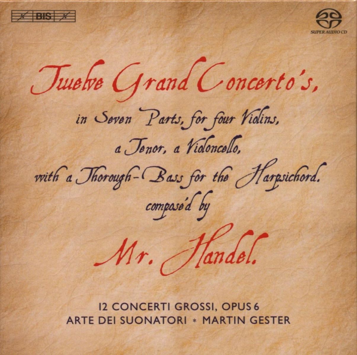 Afbeelding van Twelve Grand Concertos