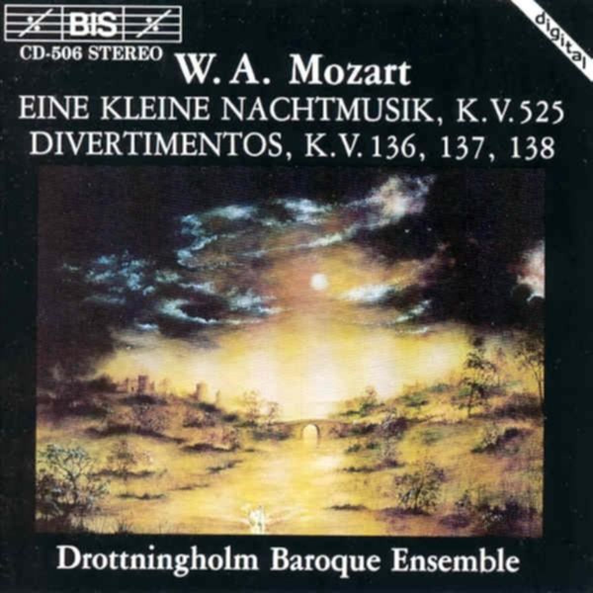 Afbeelding van Drottningholm Baroque Ensemble - Mozart: Eine Kleine Nachtmusik