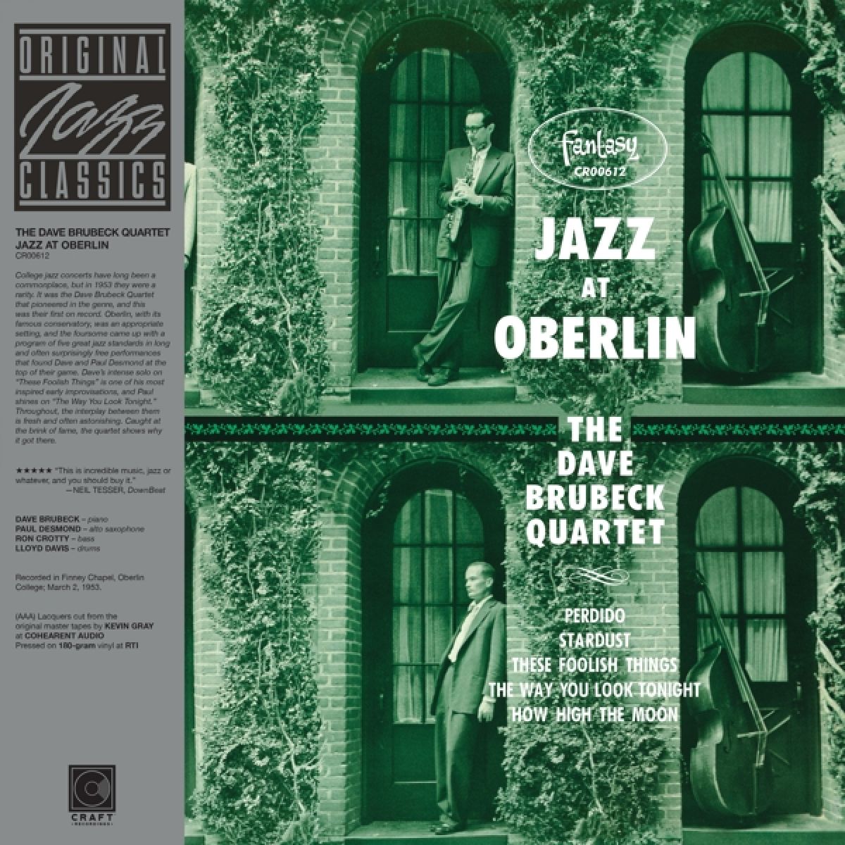 Afbeelding van Dave Brubeck Quartet - Jazz At Oberlin