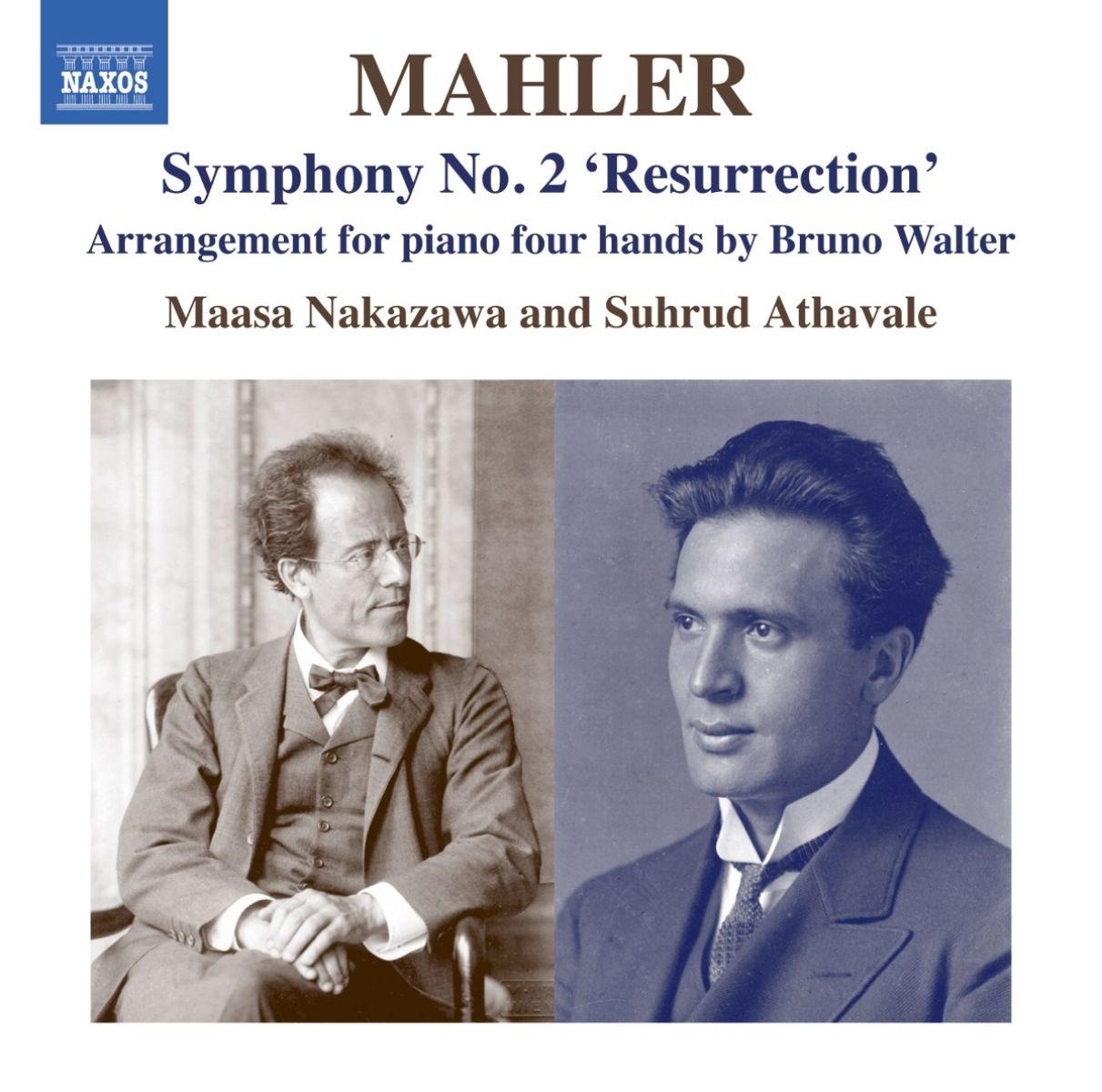 Afbeelding van Maasa Nakazawa & Suhrud Athavale - Mahler: Symphony No. 2 'Resurrection' (Arrangement For Piano Four Hands By Bruno Walter)