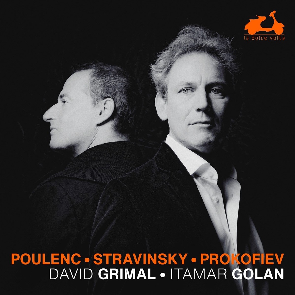 Afbeelding van David Grimal & Itamar Golan - Poulenc Stravinsky Prokoviev: Sonata | Divertimento | Violin Sonata No.1