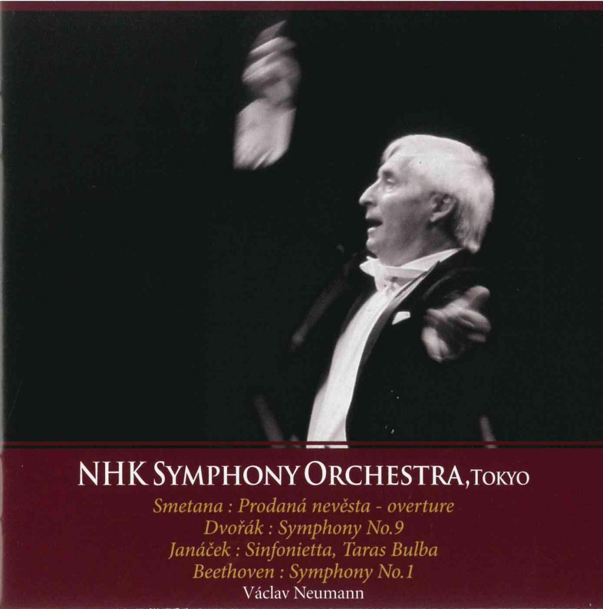 Afbeelding van NHK Symphony Orchestra Tokyo, Václav Neumann - Prodana Nevesta Overture | Symphony No.9 | Sinfonietta |Symphony No.1
