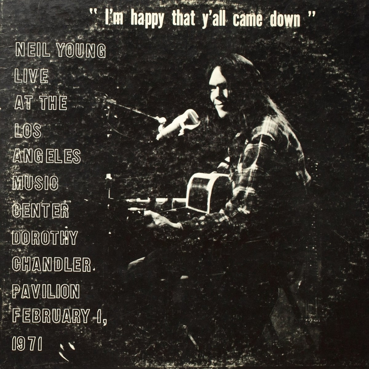 Afbeelding van Neil Young - Dorothy Chandler Pavilion 1971 ("I'm Happy That Y'all Came Down")