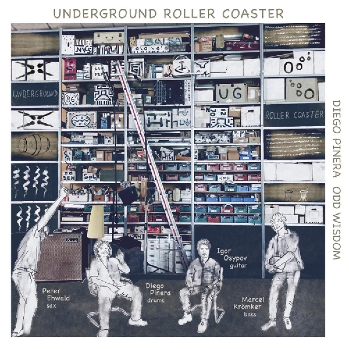 Afbeelding van Diego Pinera - Odd Wisdom: Underground Roller Coaster