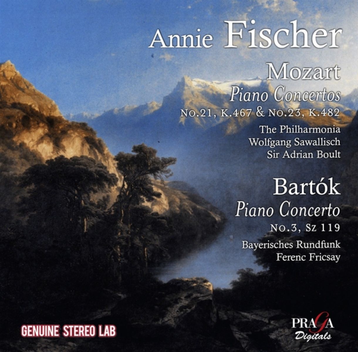 Annie Fischer - Mozart: Pianos Concertos #21, #23 | Bartok: Piano Concerto #3