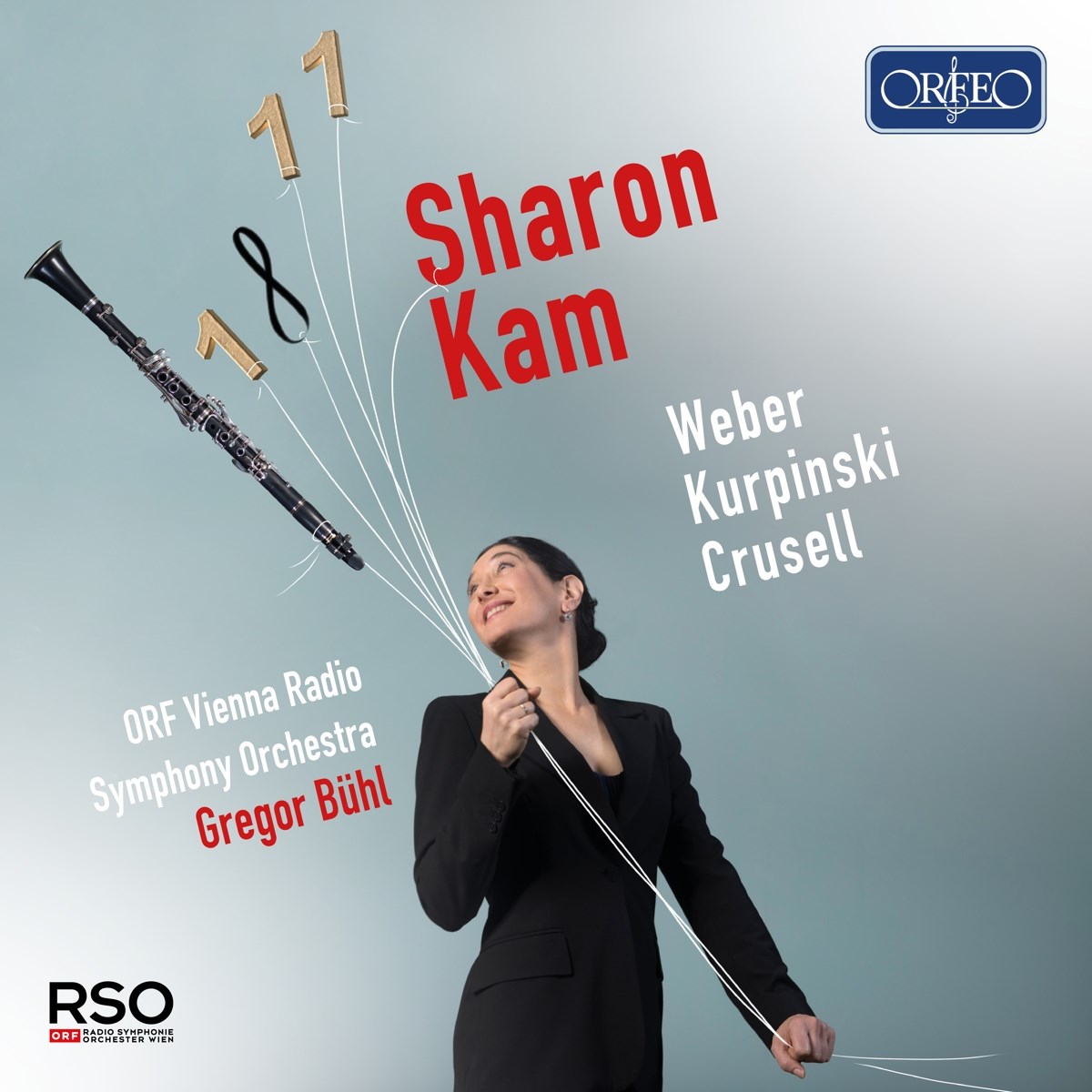 Afbeelding van Sharon Kam, ORF Vienna Radio Symphony Orchestra, Gregor Bühl - Von Weber, Kurpinski, Crusell: Clarinet Concertos