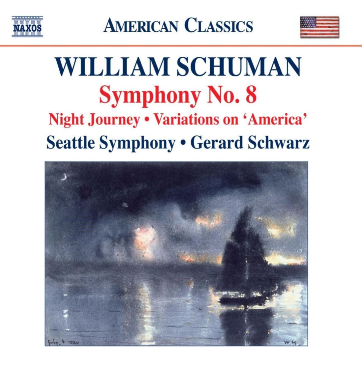 Afbeelding van Seattle Symphony, Gerard Schwarz - William Schuman: Symphony No.8