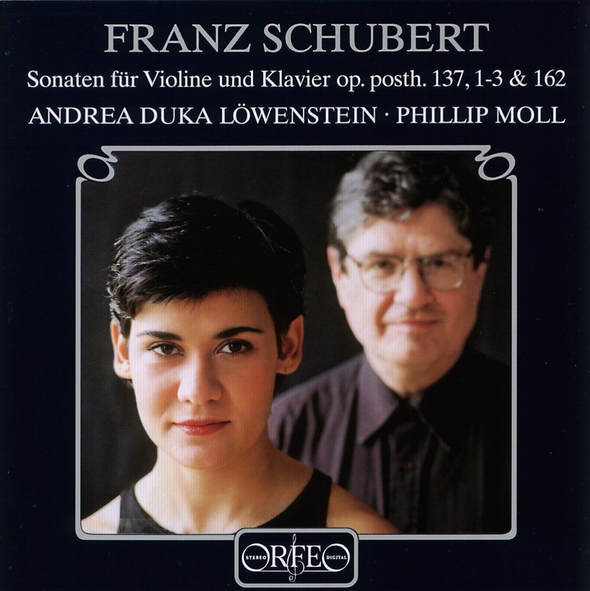 Afbeelding van Andrea Duka Löwenstein, Phillip Moll - Schubert: Sonaten Für Violine & Klavier D 384