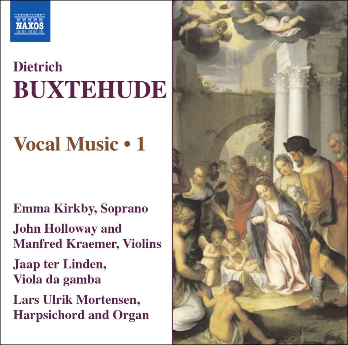 Afbeelding van Emma Kirkby, John Holloway, Manfred Kraemer, Jaap ter Linden - Buxtehude: Vocal Music 1
