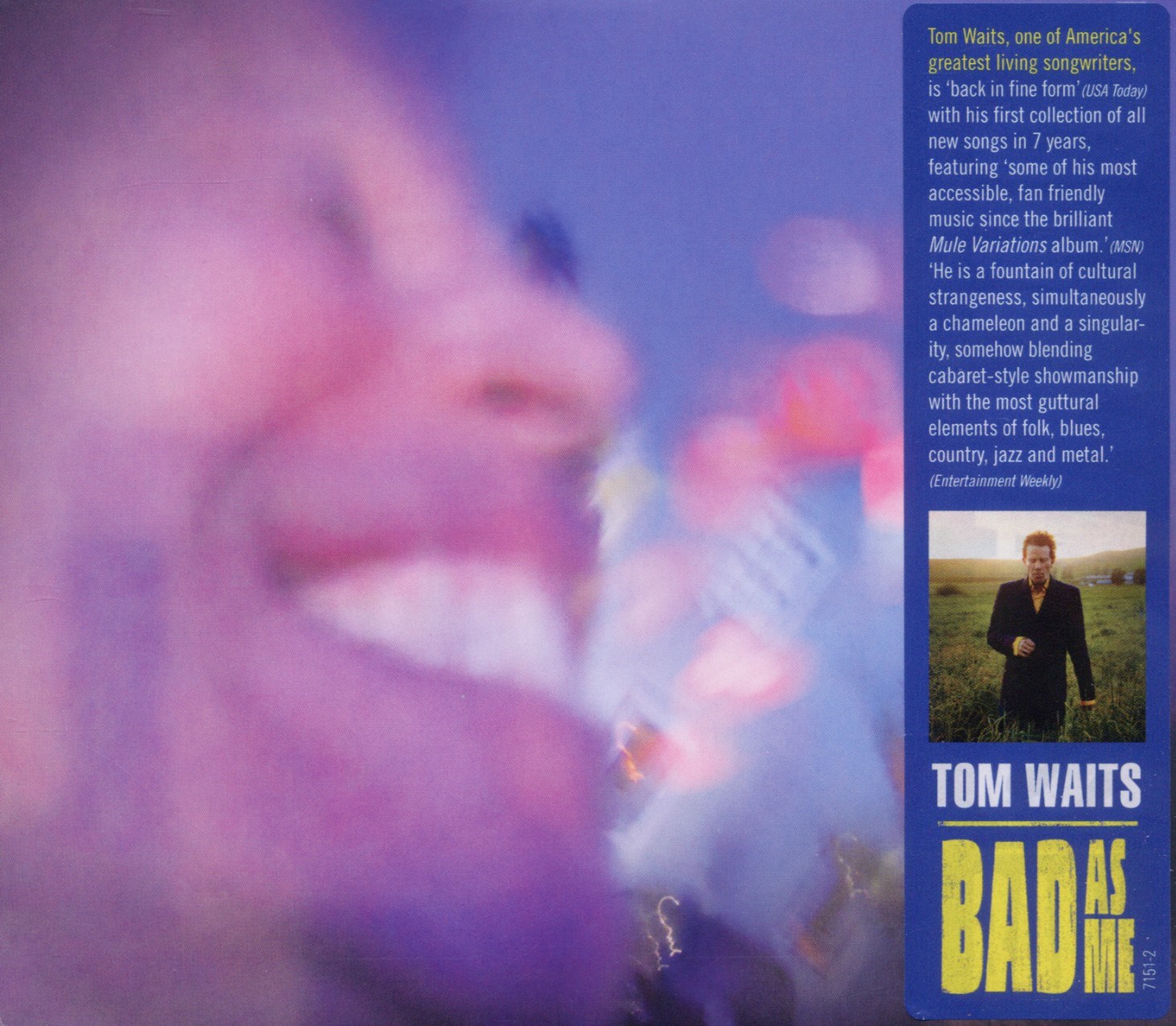 Afbeelding van Tom Waits - Bad As Me