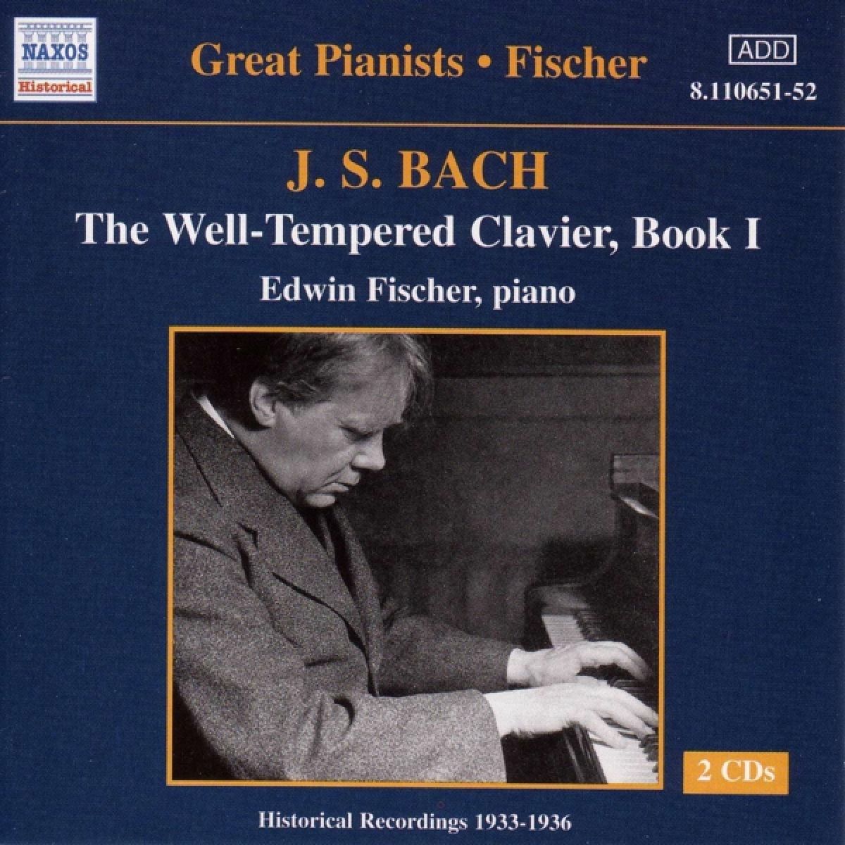 Afbeelding van Edwin Fischer - J.S. Bach: Well-Tempered Clavier, Book 1