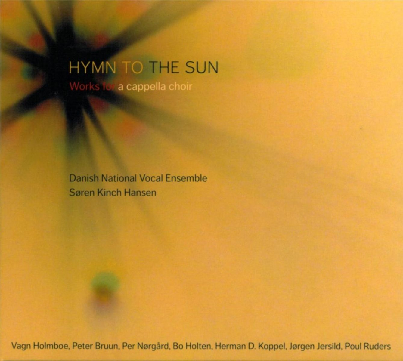 Afbeelding van Danish National Vocal Ensemble - Hymn To The Sun
