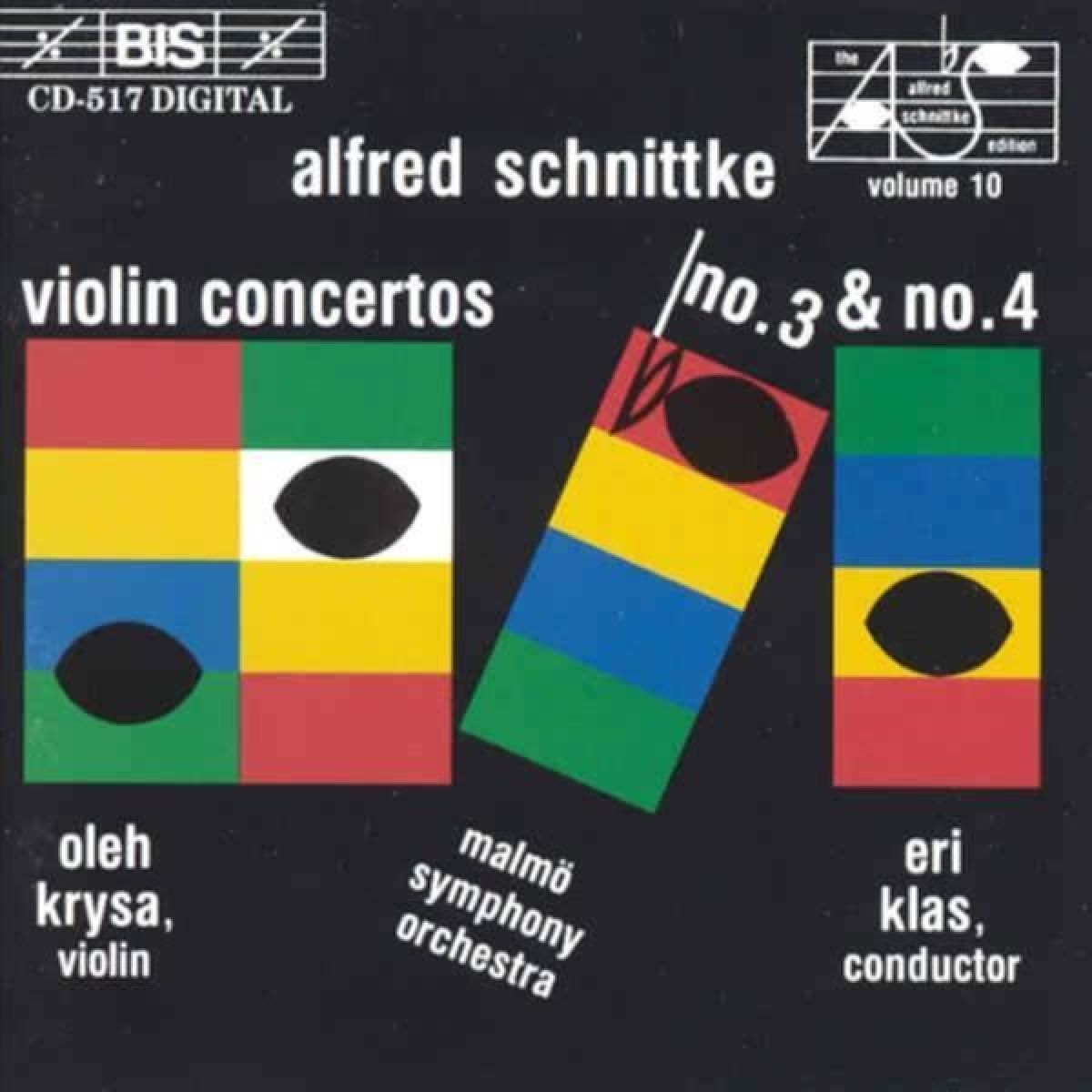Afbeelding van Oleh Krysa, Malmö Symphony Orchestra, Eri Klas - Schnittke: Violin Concerto No.3 & No.4/Violin Concertos