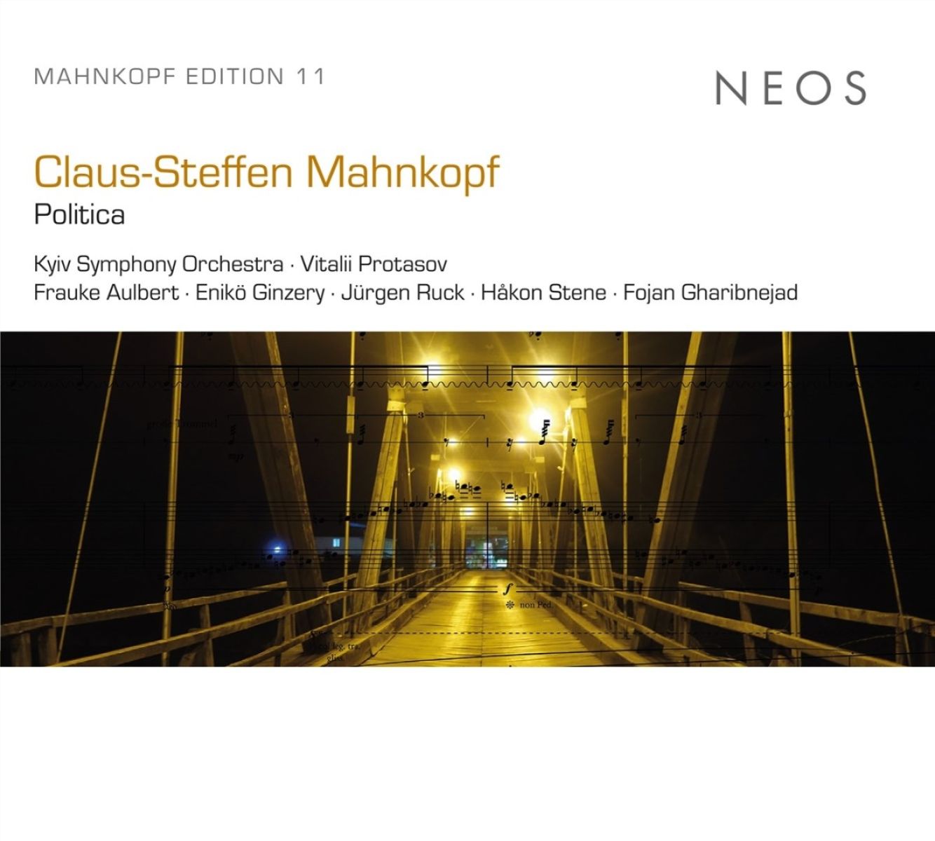 Afbeelding van Kyiv Symphony Orchestra Vitalii Protasov - Claus-Steffen Mahnkopf: Politica