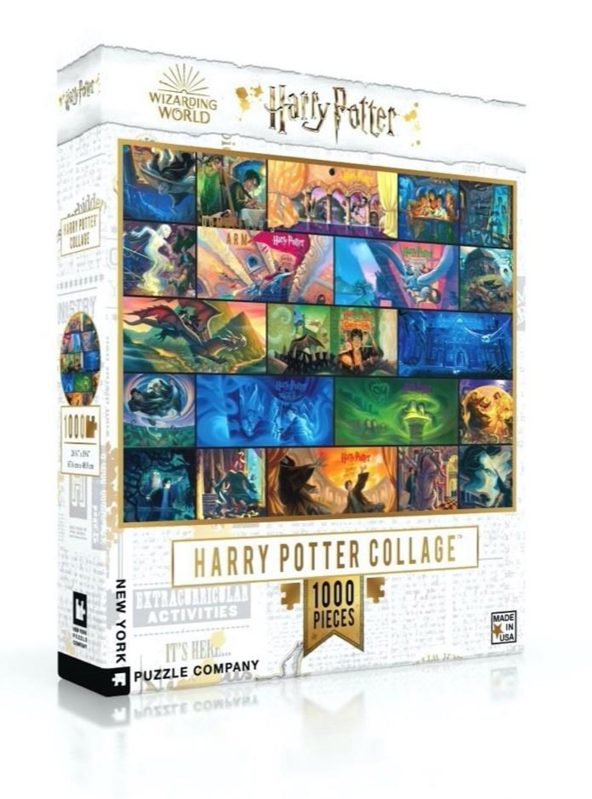 Afbeelding van New York Puzzle Company - Harry Potter Collage (1000 stukjes)