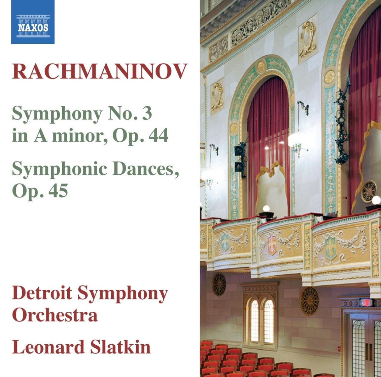 Afbeelding van Rachmaninov: Symphony No. 3 In A Minor, Op. 44/Symphonic Dances Op. 45